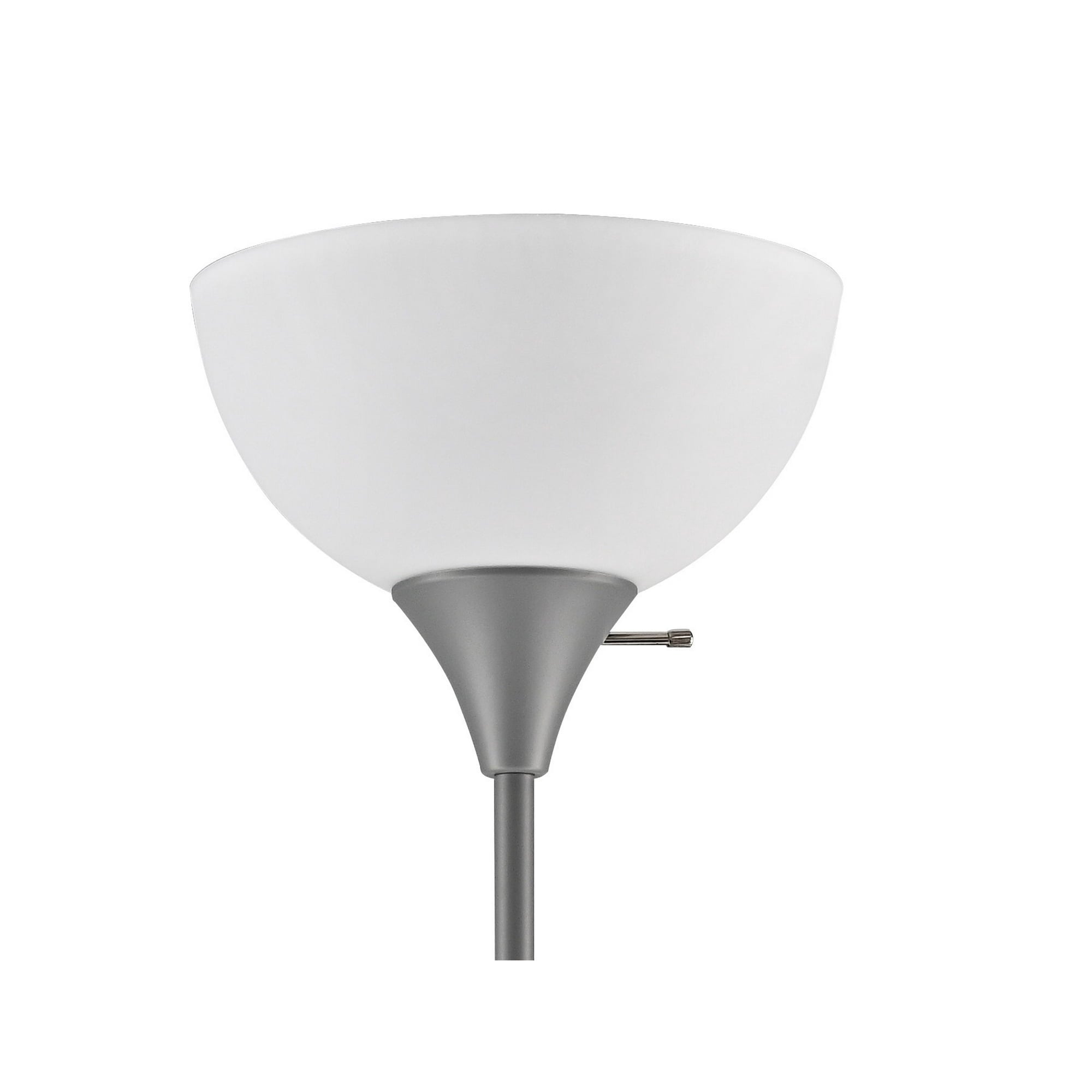 Mainstays 71-Inch Black Floor Lamp with Modern Design and 3-Way Switch