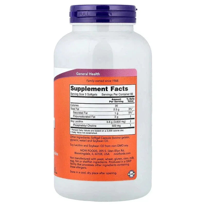 NOW Foods, Non-GMO Lecithin - USA MEGA SHOP