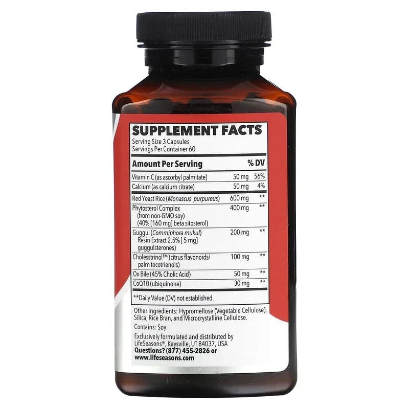 LifeSeasons, Choles-T®, Cholesterol Support, Veg Capsules