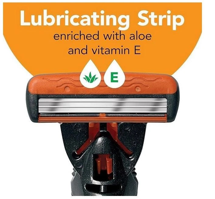 BIC Comfort 3 razor refill head with lubricating strip enriched with aloe and vitamin E