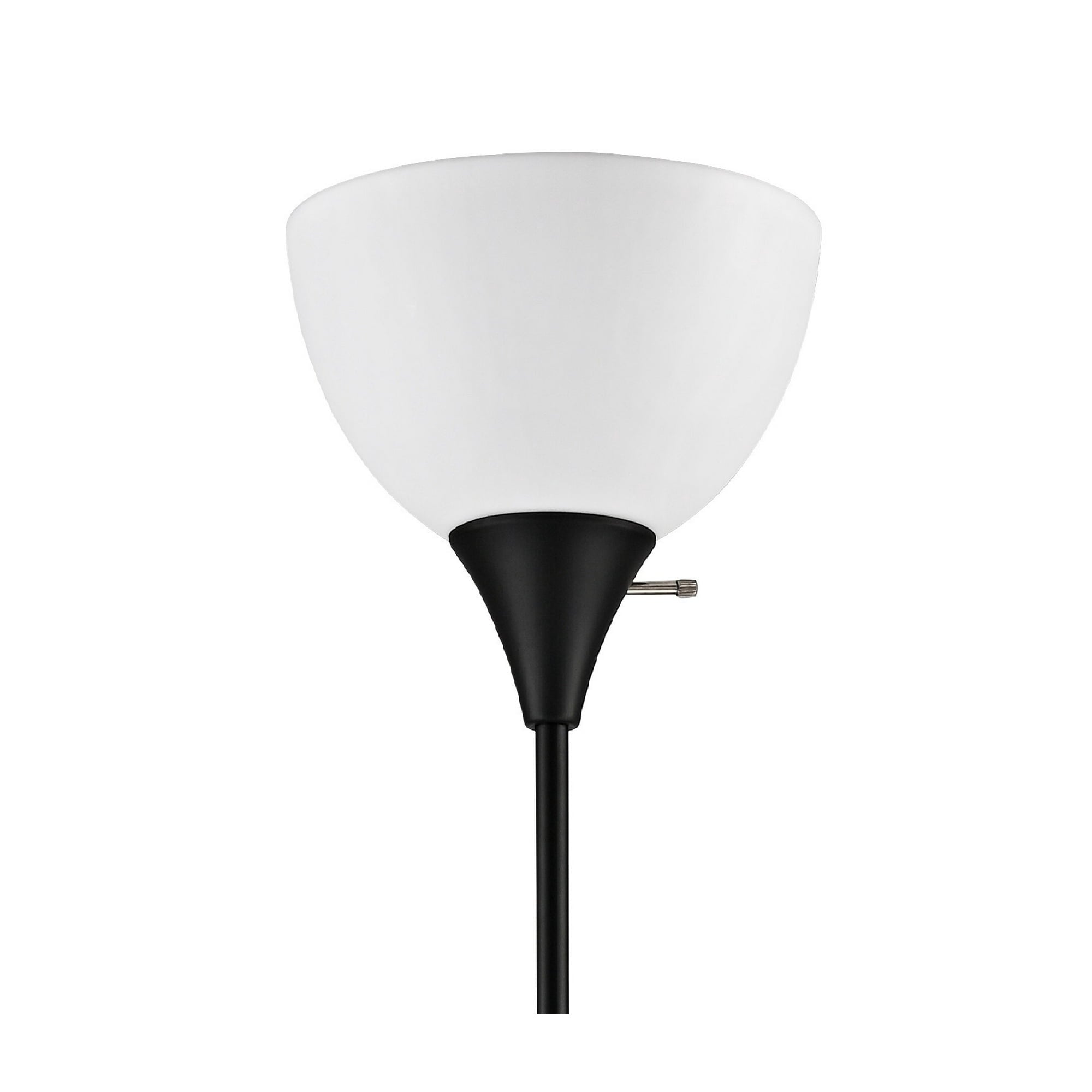 Mainstays 71-Inch Black Floor Lamp with Modern Design and 3-Way Switch