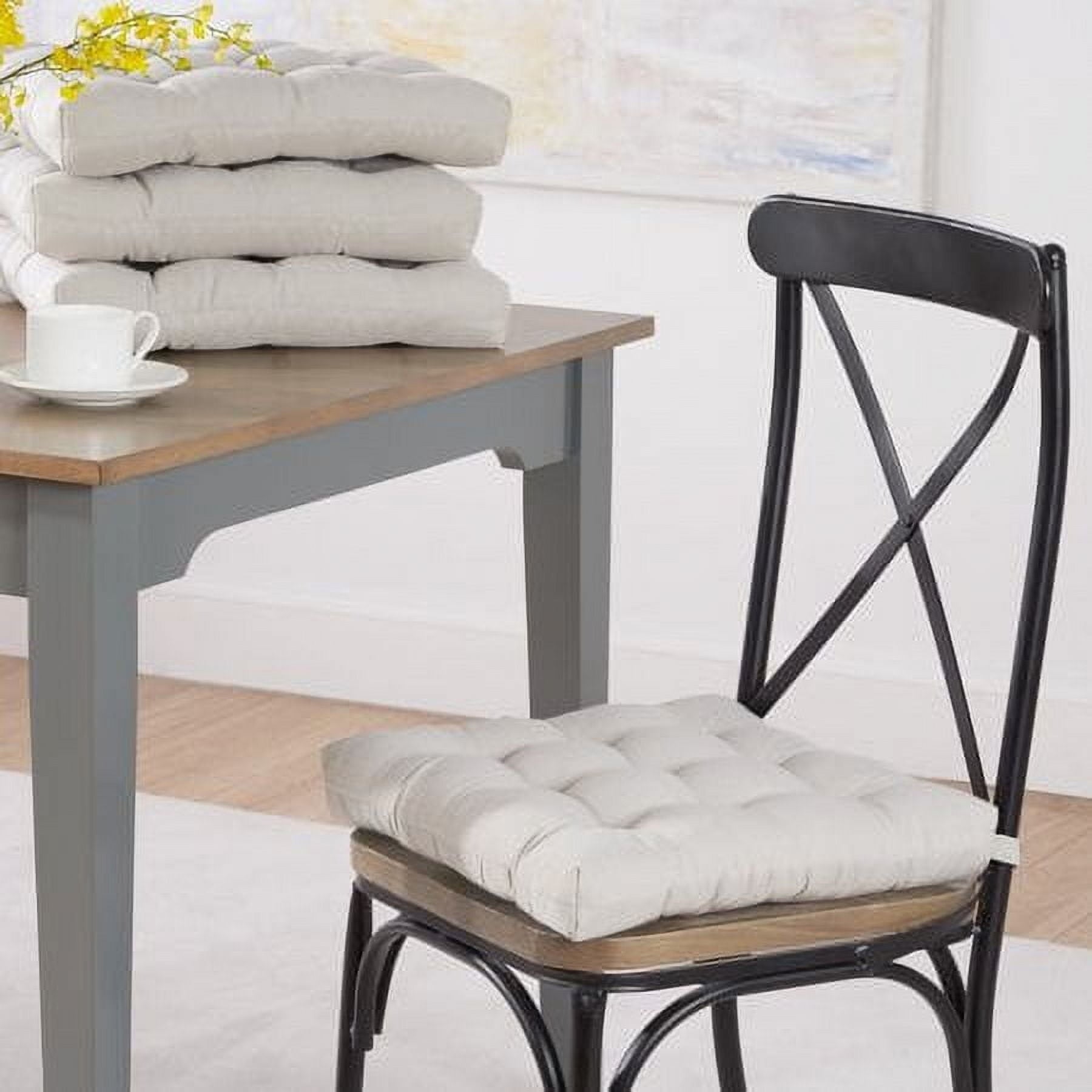 Mainstays Textured Chair Seat Pad (Chair Cushion), 1-Piece, 15.5" x 16"