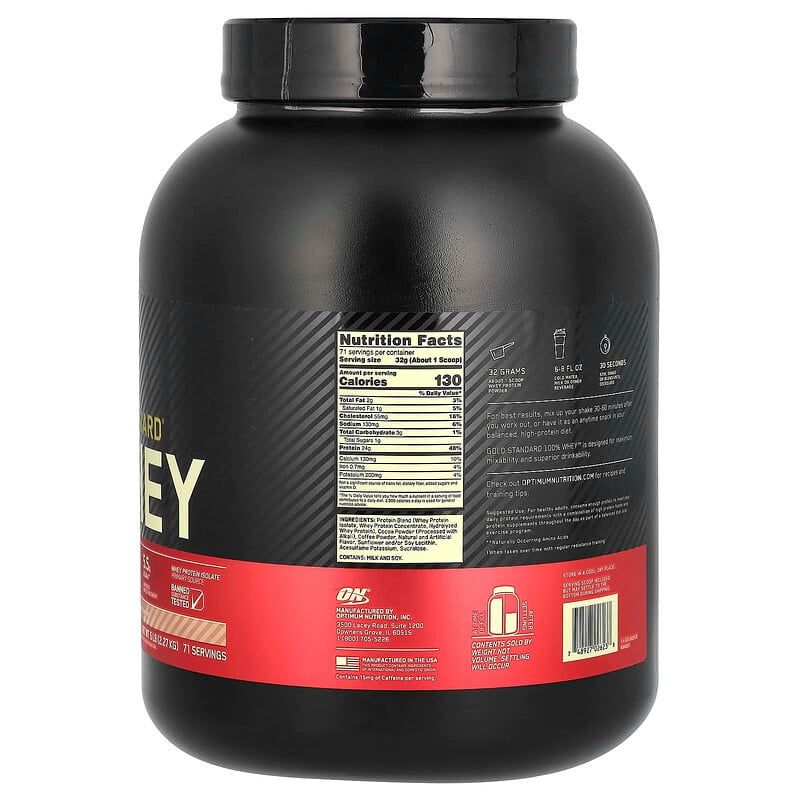 Optimum Nutrition, Gold Standard® 100% Whey Protein, Double Rich Chocolate, 1.98 lb (899 g)
