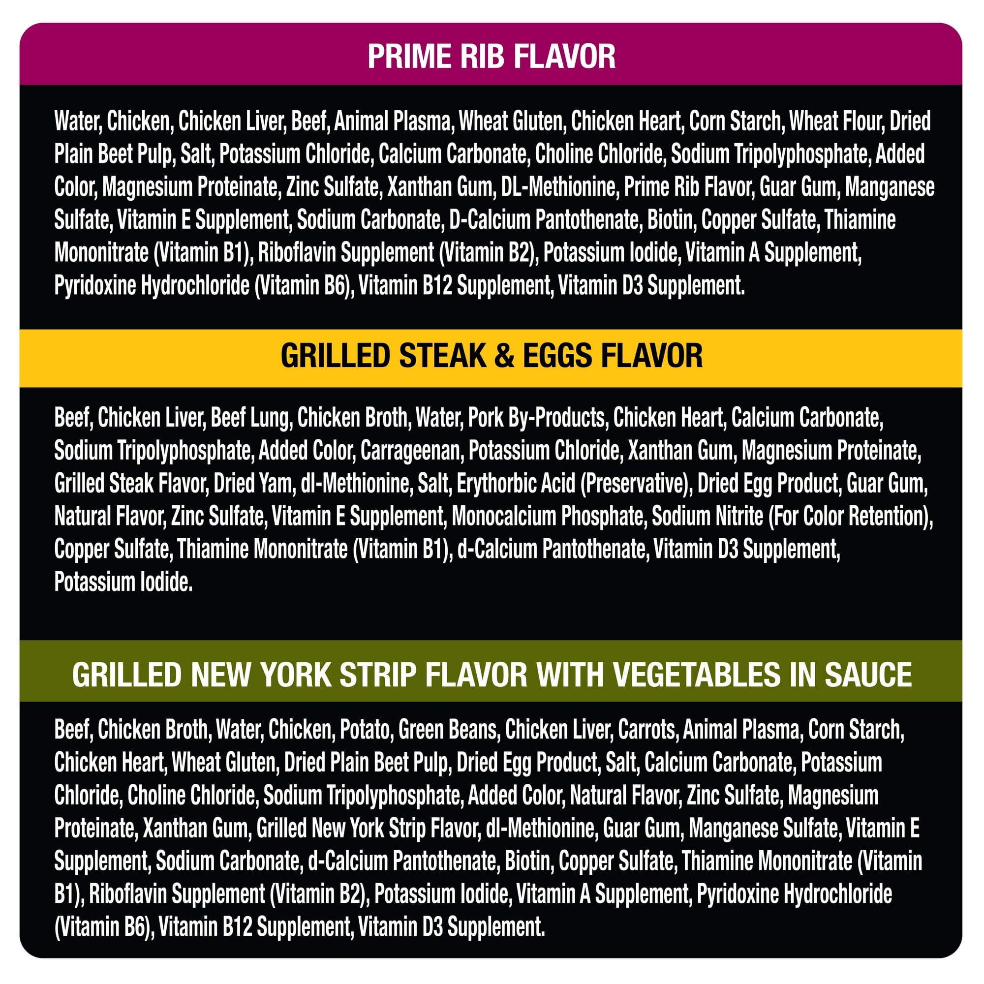 Cesar Steak Lovers Wet Dog Food Variety Pack, 3.5 Oz Trays (36 Pack)