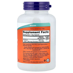 NOW Foods, Chromium Picolinate, 200 mcg, 250 Veg Capsules