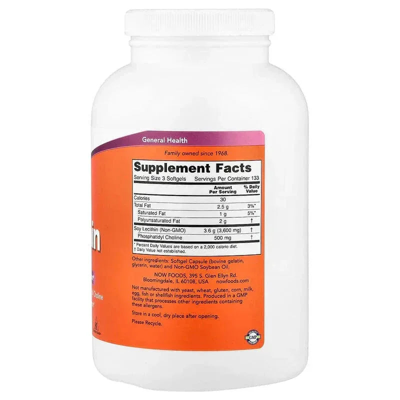 NOW Foods, Non-GMO Lecithin - USA MEGA SHOP