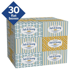 Member's Mark Soft and Strong 2-Ply Facial Tissues 30 boxes., 110 tissuesbox