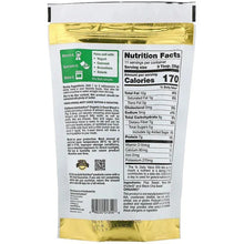 Organic chia hemp flax seed blend pouch with Nutrition Facts and ingredient panel