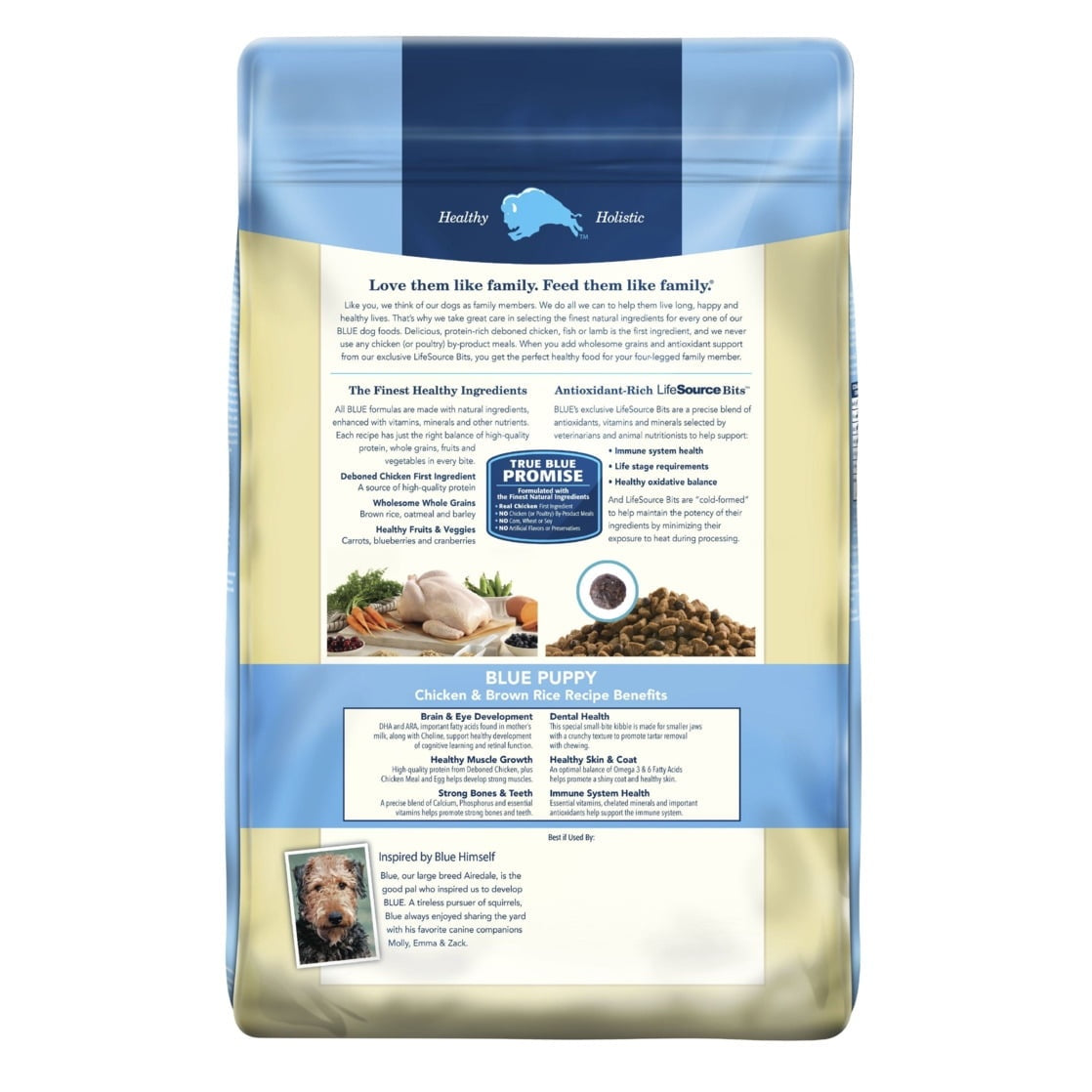 Blue Buffalo Life Protection Formula Puppy Dry Dog Food, Chicken & Brown Rice