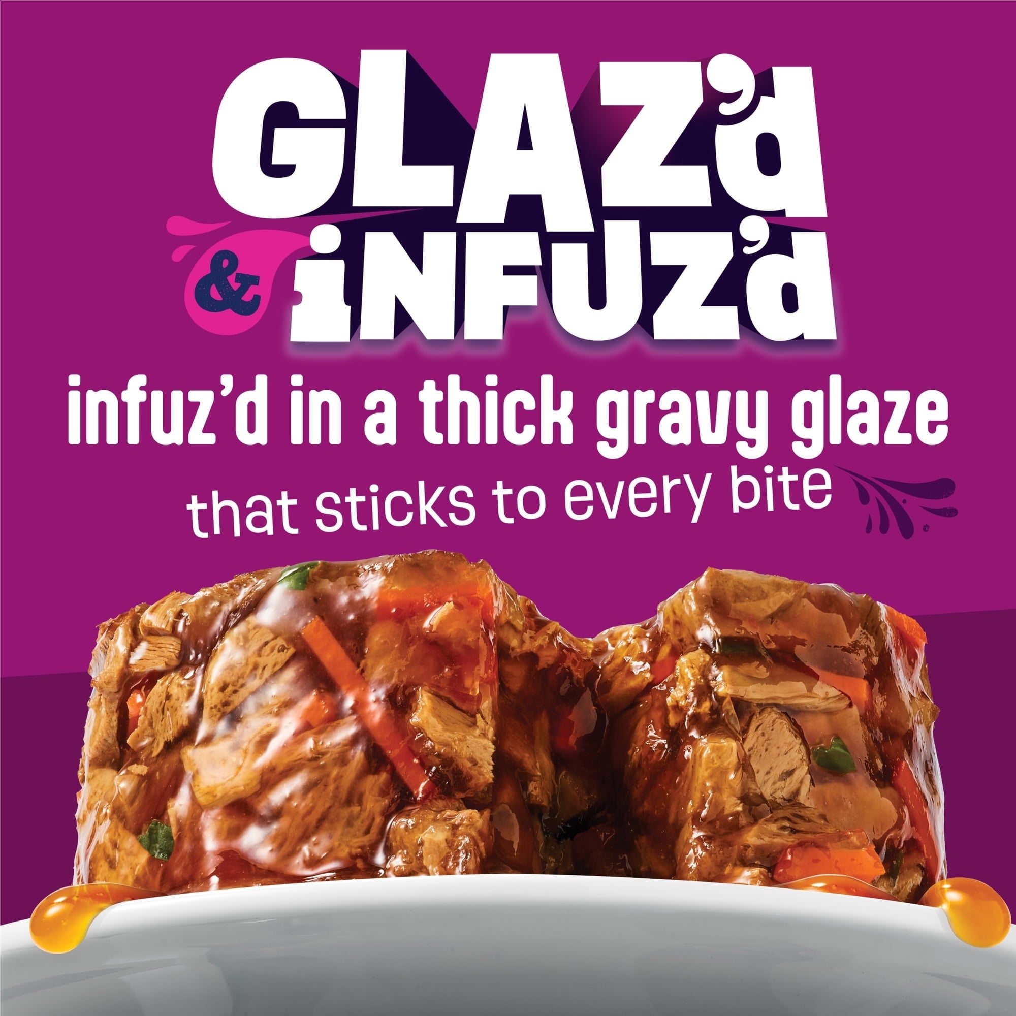 Friskies Glaz’d and Infuz’d Chicken, Crab & Shrimp Flavor Chunks in Gravy Wet Cat Food Variety Pack, 5.5 oz. Can (12 Pack)