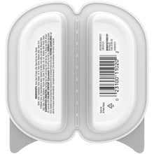 Sheba pate wet cat food tray, back panel with nutrition and barcode