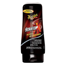 Meguiar’s Scratch-X scratch remover bottle, black with red Scratch-X logo