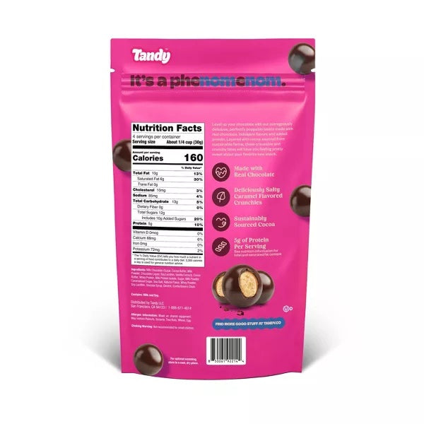 Tandy Chocolate Protein NomNoms - Salted Caramel Crunch - 4.2oz
