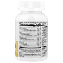 California Gold Nutrition SimplyOne Men multivitamin bottle, back label Supplement Facts