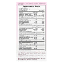 Hair, Skin & Nails Supplement Facts label with vitamins and biotin
