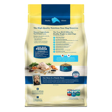 Blue Buffalo Life Protection dry dog food bag back label, 5 lb