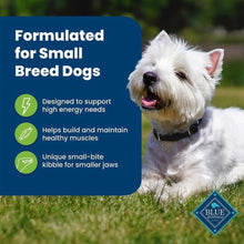 Blue Buffalo dry dog food for small breed dogs, lamb and brown rice recipe