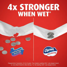 Toilet paper sheet strength graphic when wet, white tissue with water droplet icons