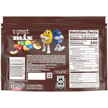 M&M's Classic Mix back of bag with Nutrition Facts and mix information