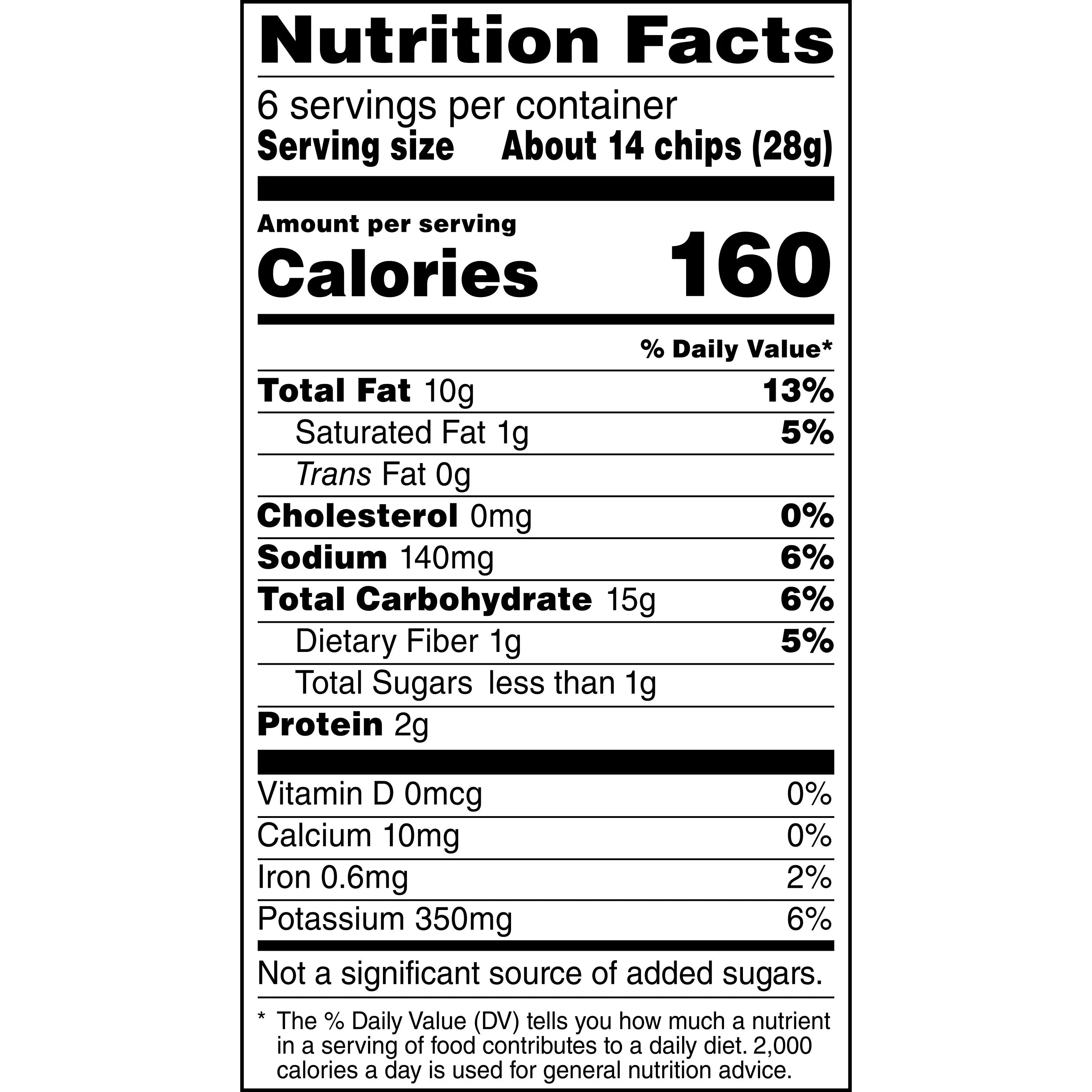 Simply Ruffles Sea Salt Potato Chips , 6 oz