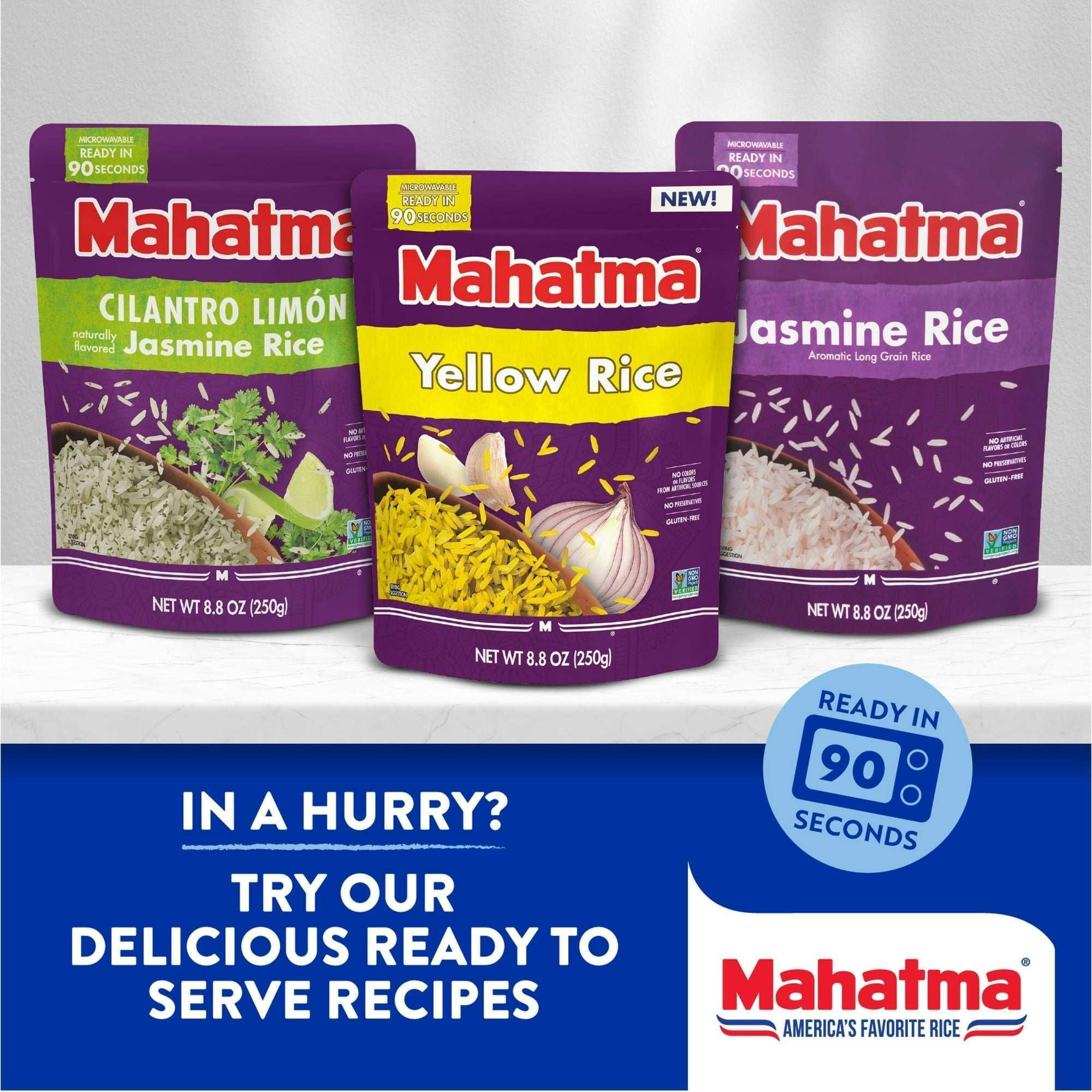 Mahatma Basmati White Rice, Fragrant Extra Long Grain, Gluten Free, 2 lb Bags