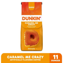 Dunkin' Caramel Me Crazy artificially flavored ground coffee bag, 11 ounces