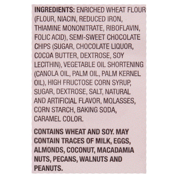 Great Value Chewy Chocolate Chip Cookies, 19.5 oz