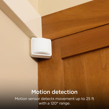 White motion sensor for indoor movement detection with wall mount