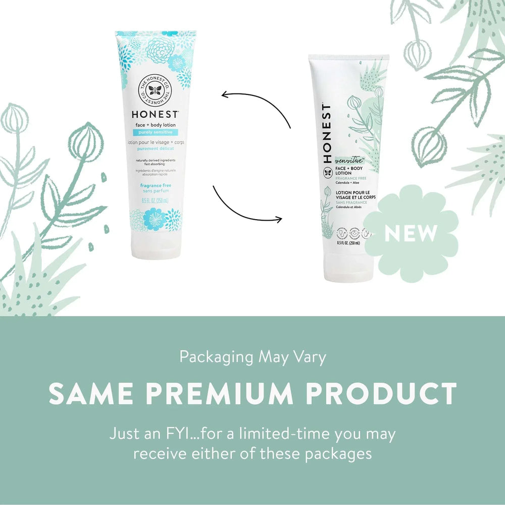 The Honest Company Baby Face and Body Lotion Sensitive Fragrance Free 10 fl oz - USA MEGA SHOP