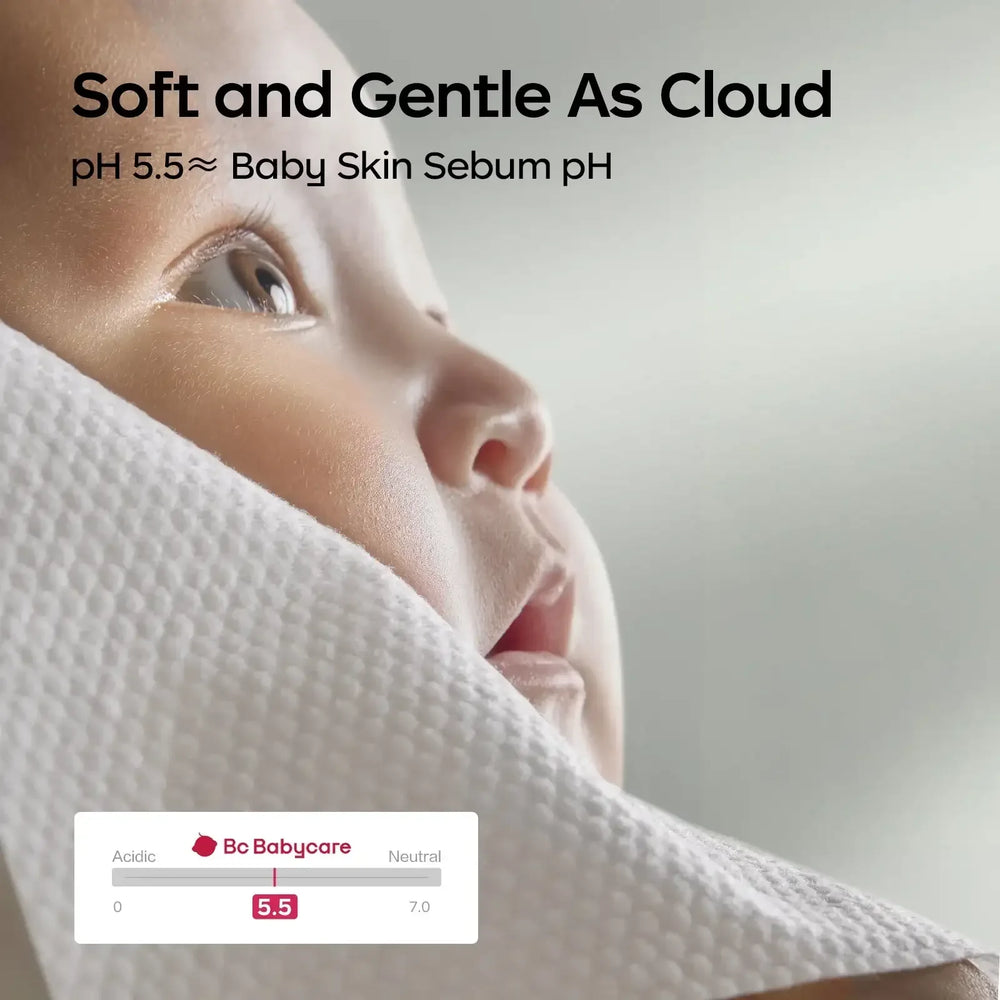 Bc Babycare Sensitive Baby Wipes Unscented, XL Extra Thick,Hypoallergenic,99% Water - USA MEGA SHOP