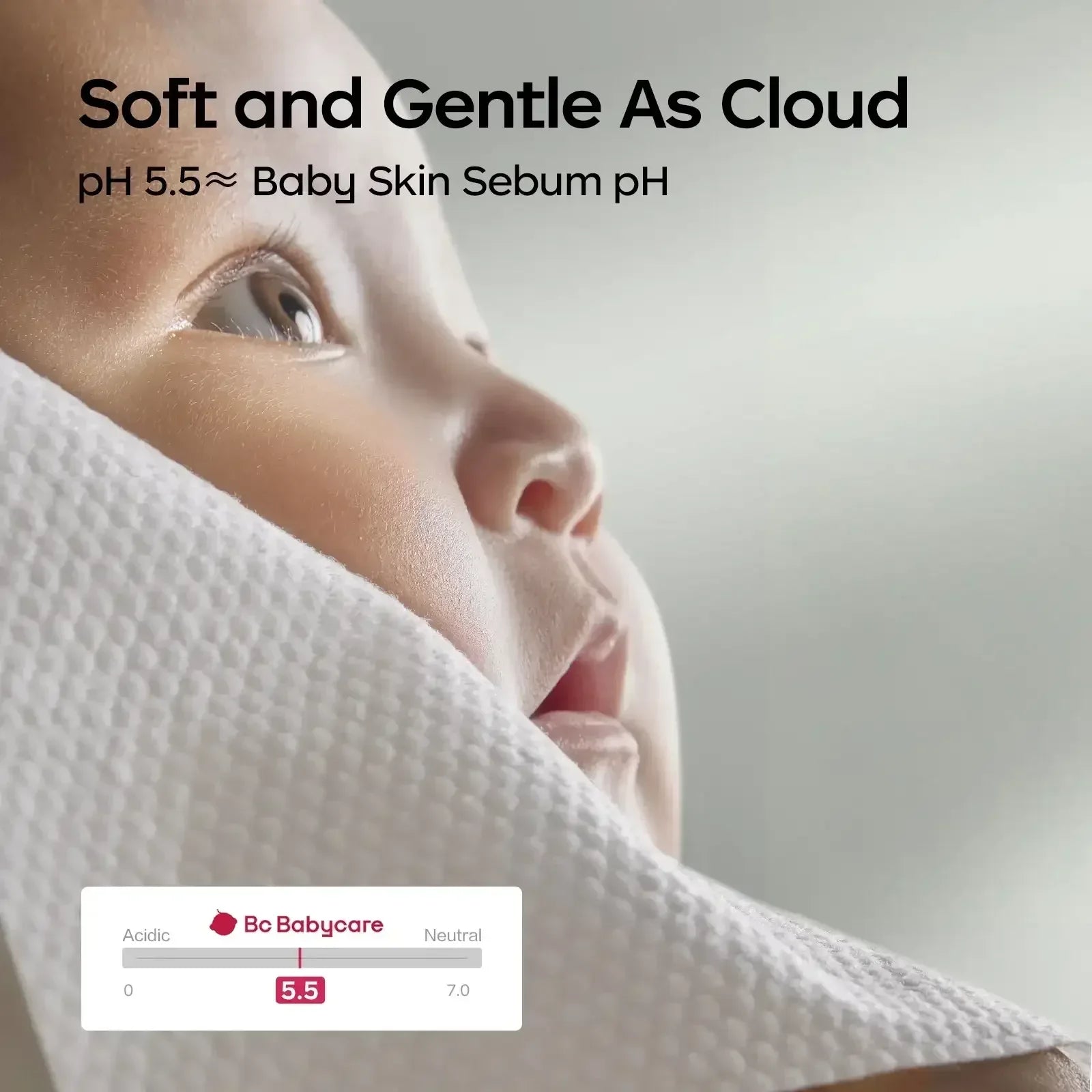 Bc Babycare Sensitive Baby Wipes Unscented, XL Extra Thick,Hypoallergenic,99% Water