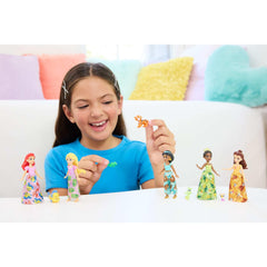 Disney Princess & Friends Set with 5 Small Dolls in Sparkling Outfits & 5 Friend Figures - USA MEGA SHOP