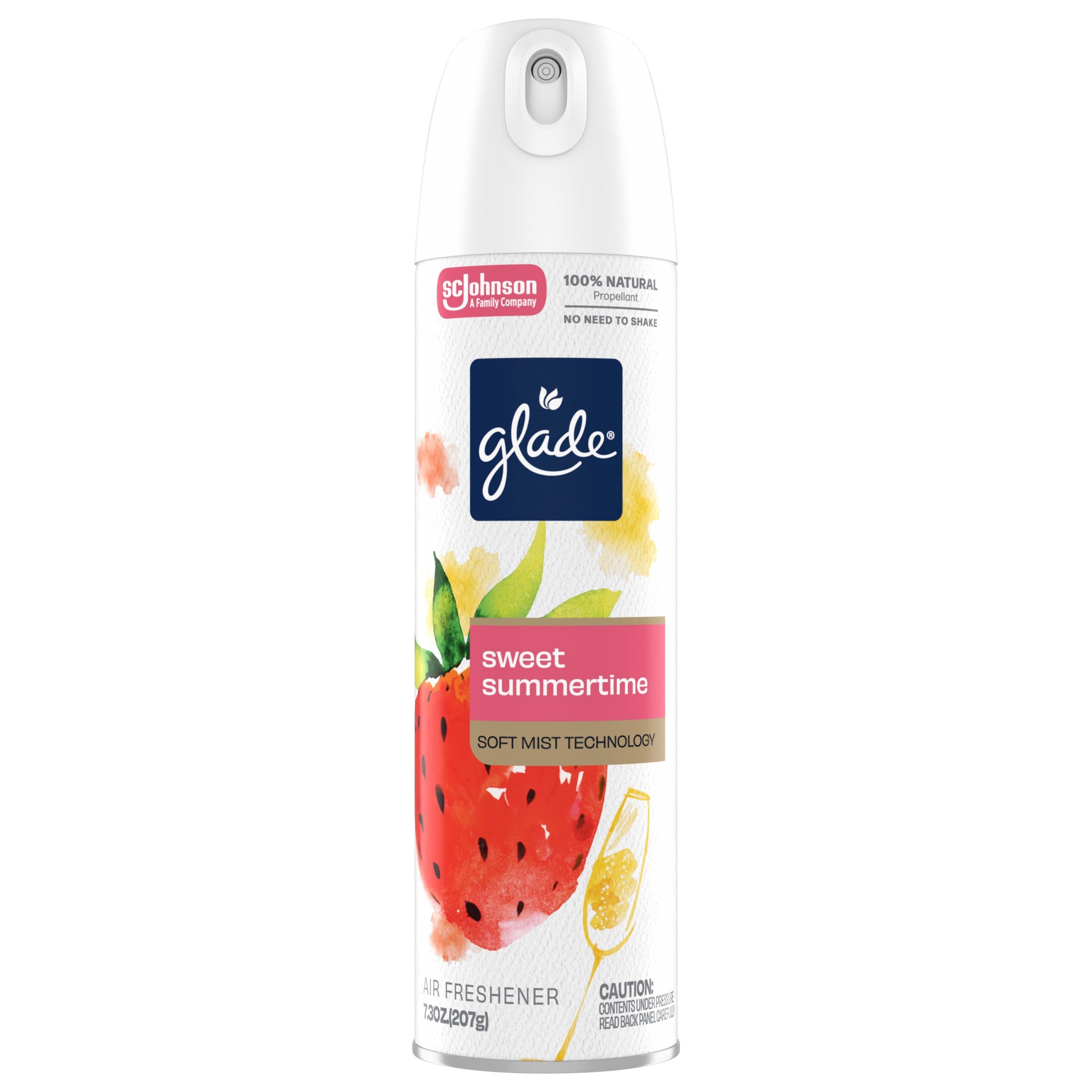 Glade® Odor Fighting Soft Mist Air Freshener Room Spray, Sweet Summertime, 7.3oz., 1 Count