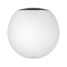 Indoor security camera white dome with top surface and small indicator hole