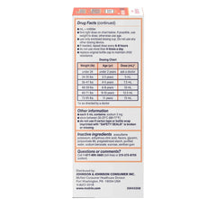 Children’s Motrin Ibuprofen Kids Medicine, Berry Flavored, 4 fl oz