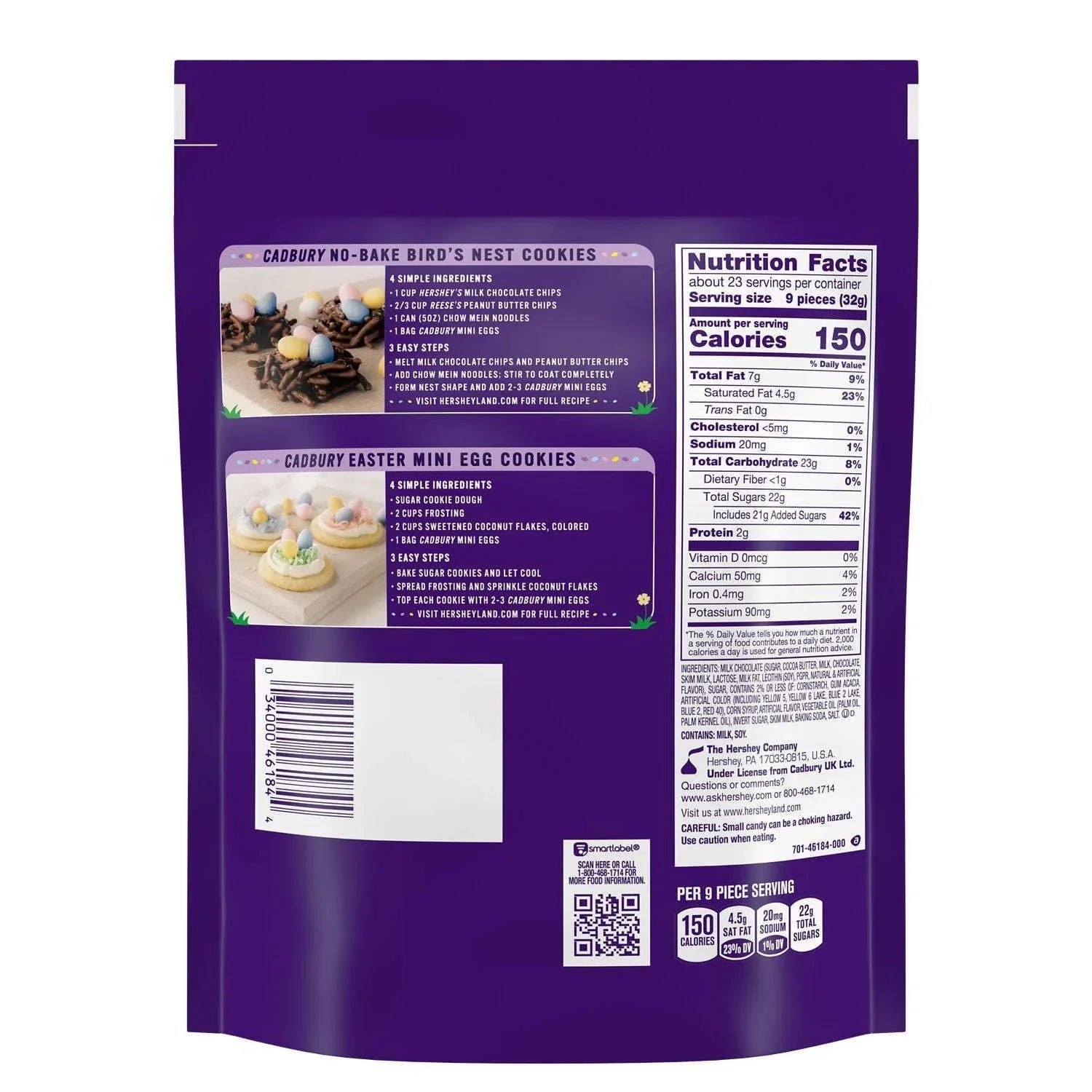 CADBURY MINI EGGS Milk Chocolate, Easter Candy Bag, 26.5 oz