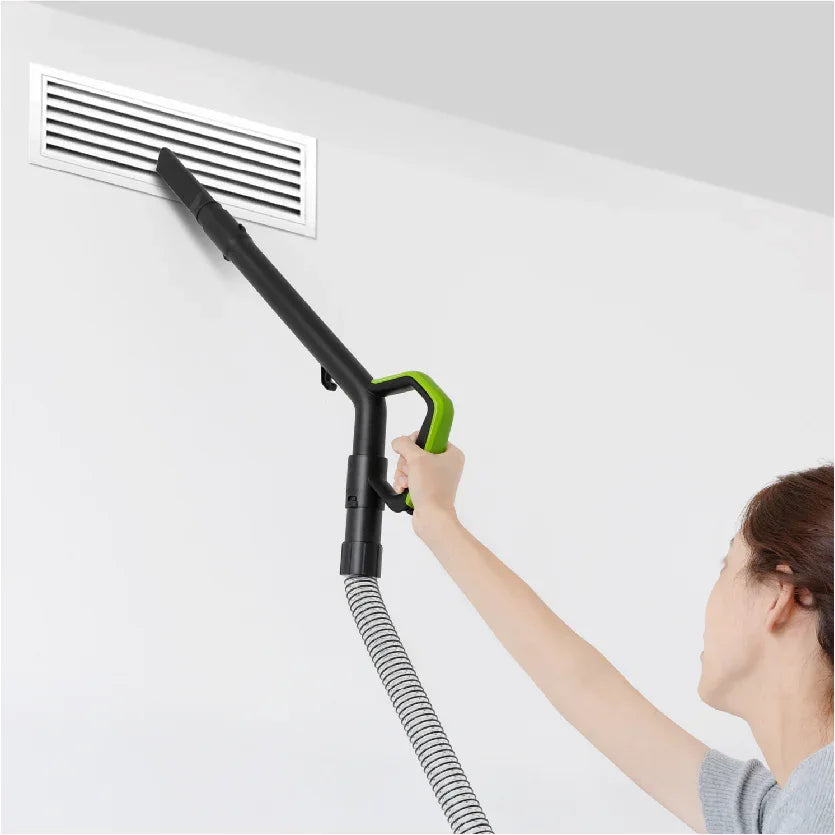 Eureka Bagless Upright Vacuum, Airspeed, Ultra Lightweight & Compact Design, with Crevice Tool, Dusting Brush and Large Dustcup, NEU100, Green & Black