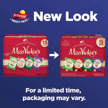 Miss Vickie's potato chip variety pack with 'New Look' branding and two boxes