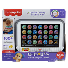 Retail box for toddler learning tablet with alphabet touch screen