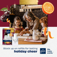 Glade PlugIns Brandied Cherry air freshener set with white warmer and refill pack