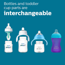 Clear anti-colic baby bottle set, 9oz, 3-pack with AirFree vent