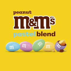 M&M's Peanut Eggs Milk Chocolate Pastel Easter Candy Assortment - 10 oz Bag