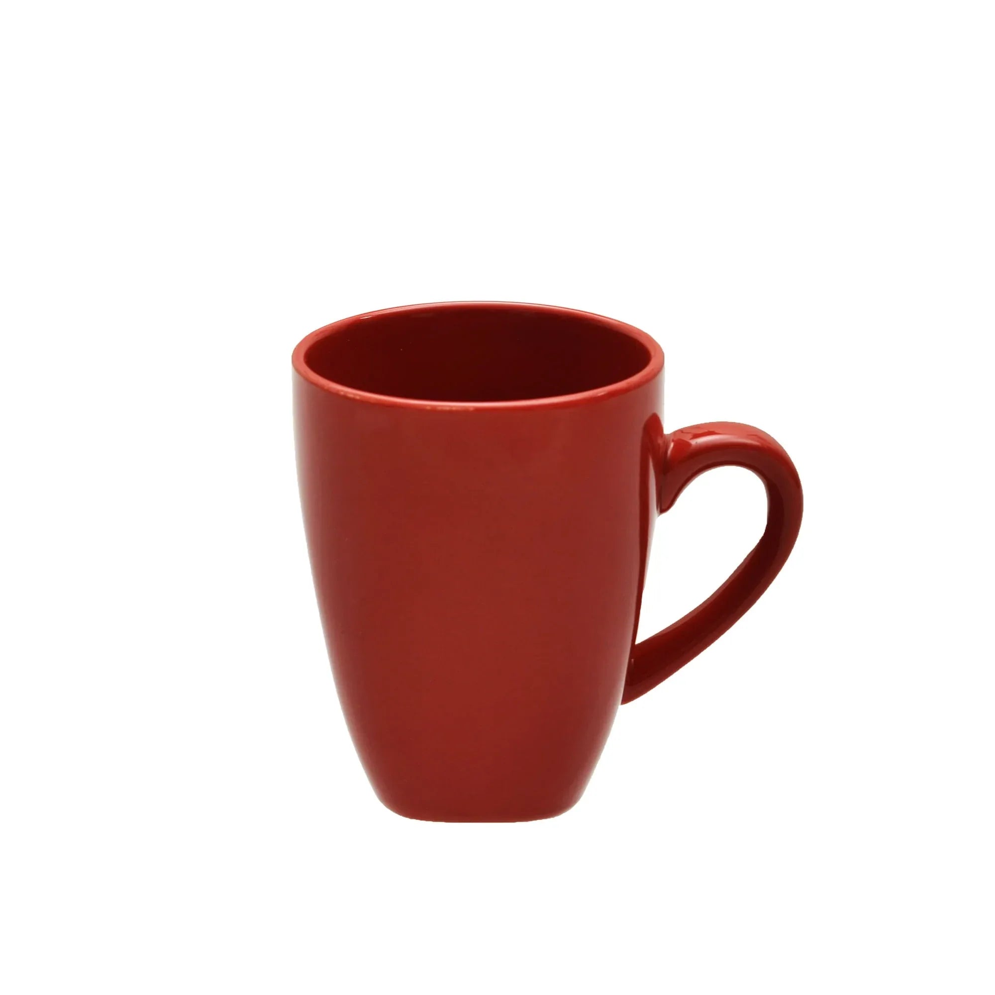 10 Strawberry Street Nova Square 16-Piece Stoneware Dinnerware Set, Red