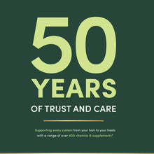 Nature’s Bounty 50 years of trust and care badge