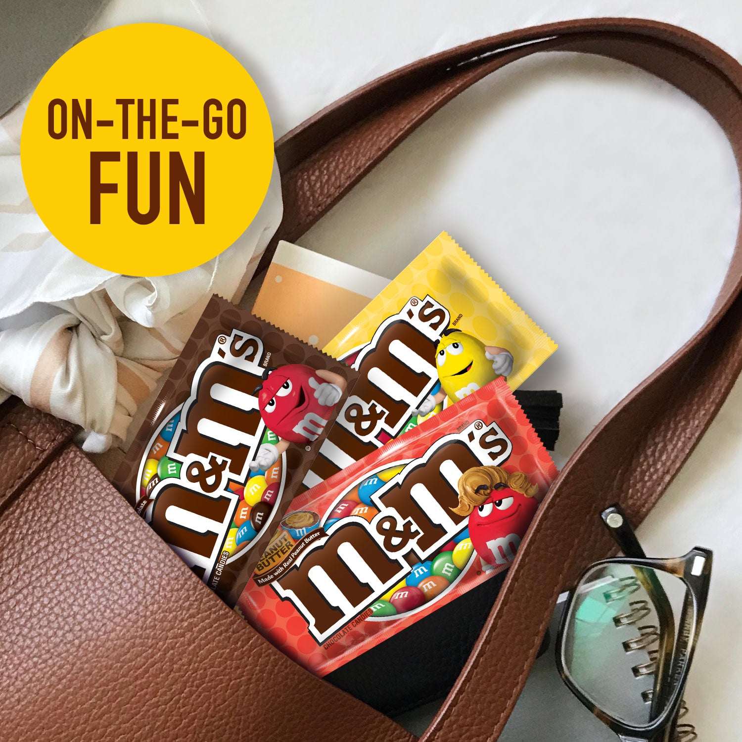 M&M's Variety Pack Full Size Milk Chocolate Candy Bars - 18 Ct
