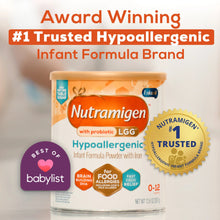 Hypoallergenic infant formula can, Nutramigen with probiotic LGG, 12.6 oz
