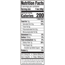 Nutrition Facts for bettergoods nut bars: 200 calories per serving (40 g)