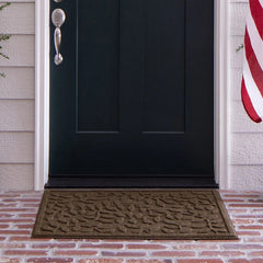 Mainstays Brown Rambling Vine Utility Polyester Outdoor Doormat, 24" x 36"