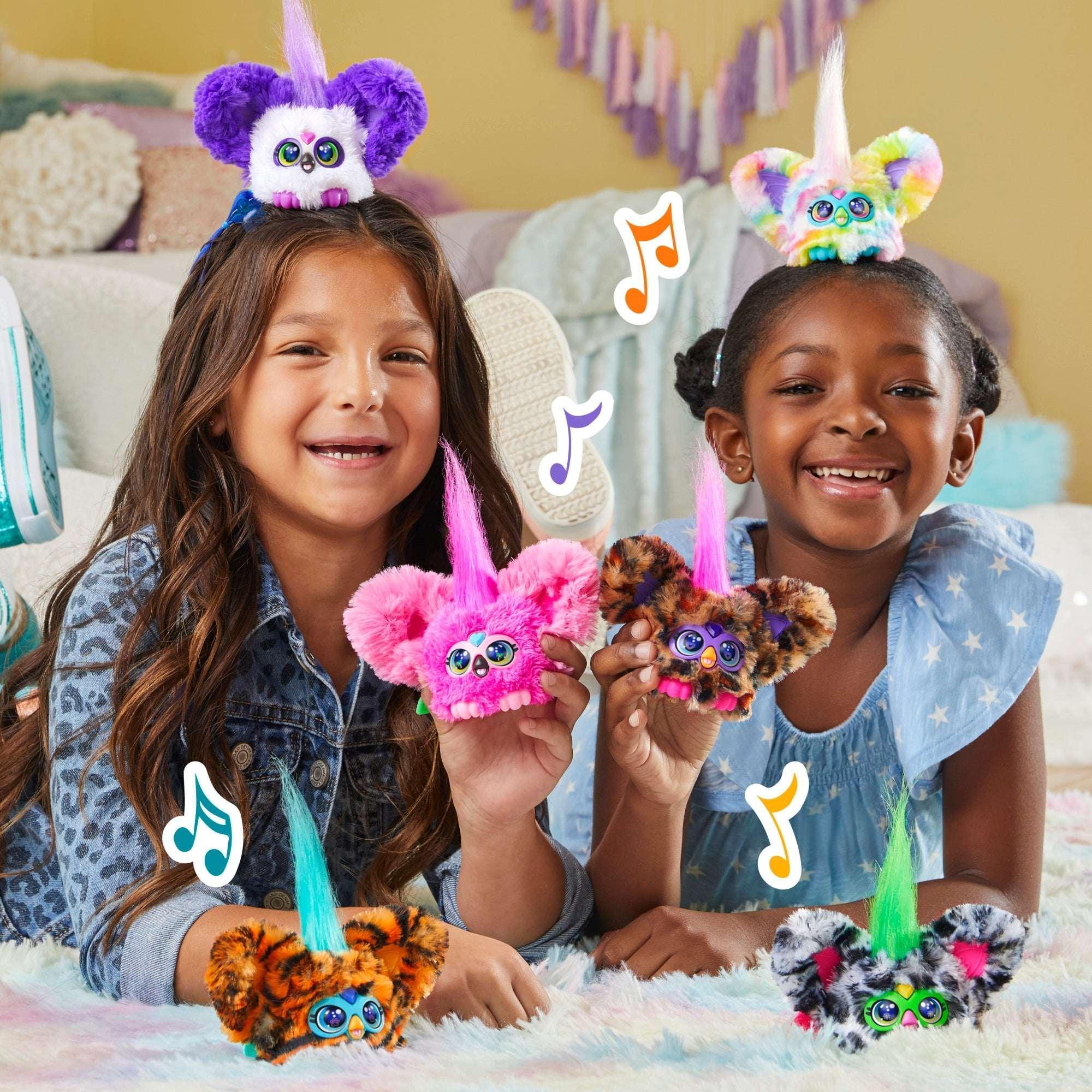 Furby Furblets 4-pack Mini Electronic Plush Toys, Stocking Stuffers for Kids 6 and up - USA MEGA SHOP