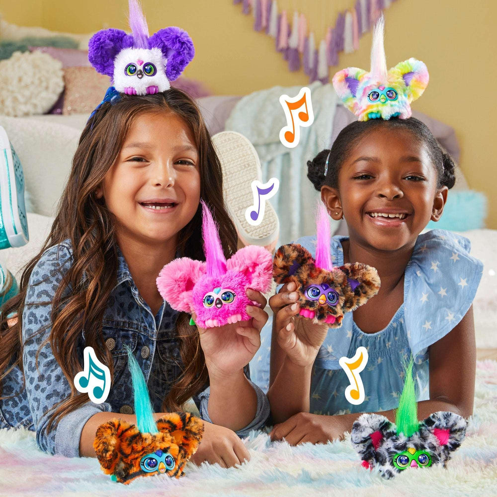 Furby Furblets 4-pack Mini Electronic Plush Toys, Stocking Stuffers for Kids 6 and up - USA MEGA SHOP